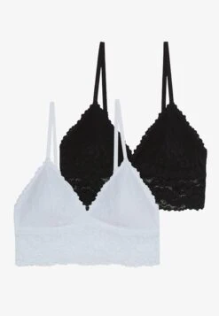 Anna Field 2 Pack - Triangel Bh - White/Black -Moda Verkoop 0c5aa507e165450eb39b31d4b37c8bb9