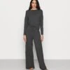 Anna Field Wide Leg - Pyjama - Dark Grey -Moda Verkoop 24b5bf2165d64e47b214e7a1fe9c82d4