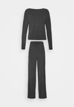 Anna Field Wide Leg - Pyjama - Dark Grey -Moda Verkoop 34c4b3211e1c41ff8ea8df81296bd993