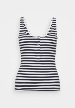 Top - White/Blue -Moda Verkoop 34c5bf99497d497ca724dd95e26471f6