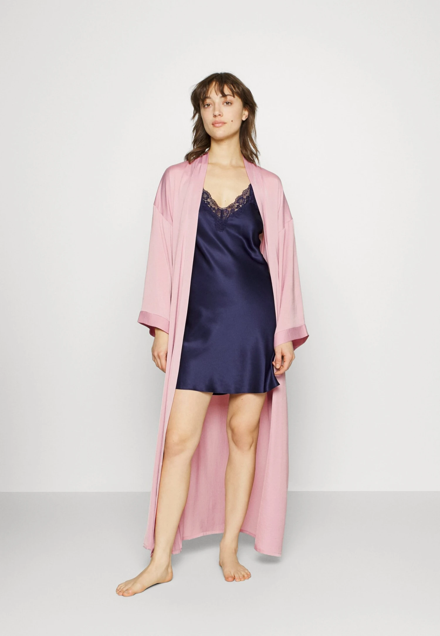 Anna Field Bridal Dressing Gown - Badjas - Pink 4 Anna Field Bridal Dressing Gown - Badjas - Pink - Afbeelding 2