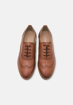 Anna Field Leather- Veterschoenen - Cognac -Moda Verkoop 434c1f2c47904de1be8212881283ceac