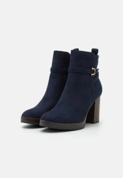 Anna Field Enkellaarsjes Met Plateauzool - Dark Blue -Moda Verkoop 48b62c617936459986dcb99464d9cd10