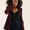 Anna Field Blazer - Bordeaux -Moda Verkoop 519507e583db4e14bec138c19ee571a5