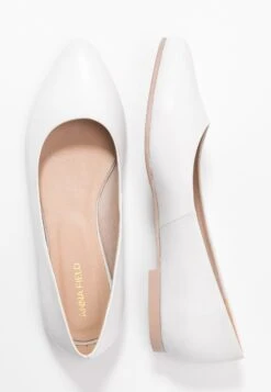 Anna Field Leather - Ballerina'S - White -Moda Verkoop 5349e423a8294b93817ed324fcb669a4