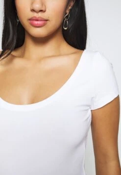 3 Pack - T-Shirt Basic - White/Black/Dark Grey -Moda Verkoop 6804e236ede1424791c64030ac6755f6