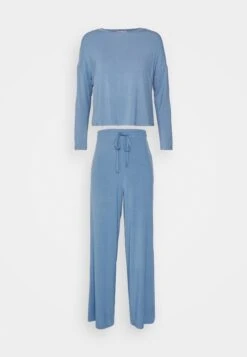 Anna Field Wide Leg - Pyjama - Blue 12 Anna Field Wide Leg - Pyjama - Blue -Moda Verkoop 73662d12d3de4a2d8216175c6b3ae005