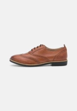 Anna Field Leather- Veterschoenen - Cognac -Moda Verkoop 791a6da02bd545929a160ca2a673523a