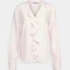 Anna Field Blouse With Frontal Volant - Blouse - Pink -Moda Verkoop 88117b30edf247248403e132ff2d7ee4