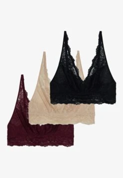 Anna Field 3 Pack - Bustier - Black/Beige/Dark Red 10 Anna Field 3 Pack - Bustier - Black/Beige/Dark Red -Moda Verkoop 938aa42549cf49f2814d4d05d6c7bc9f