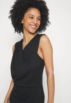 Drapped Neckline Smart Bodycon Sleeveless Mini Dress - Jerseyjurk - Black 11 Drapped Neckline Smart Bodycon Sleeveless Mini Dress - Jerseyjurk - Black -Moda Verkoop 9f81155bf87843799042533d6c813969
