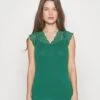 T-Shirt Basic - Dark Green -Moda Verkoop b2bf8c2c92c042ea924be3c1a2eab237