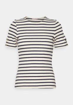 T-Shirt Print - Dark Blue White -Moda Verkoop f39b89ea3da5427d9d06ab1d67c15277